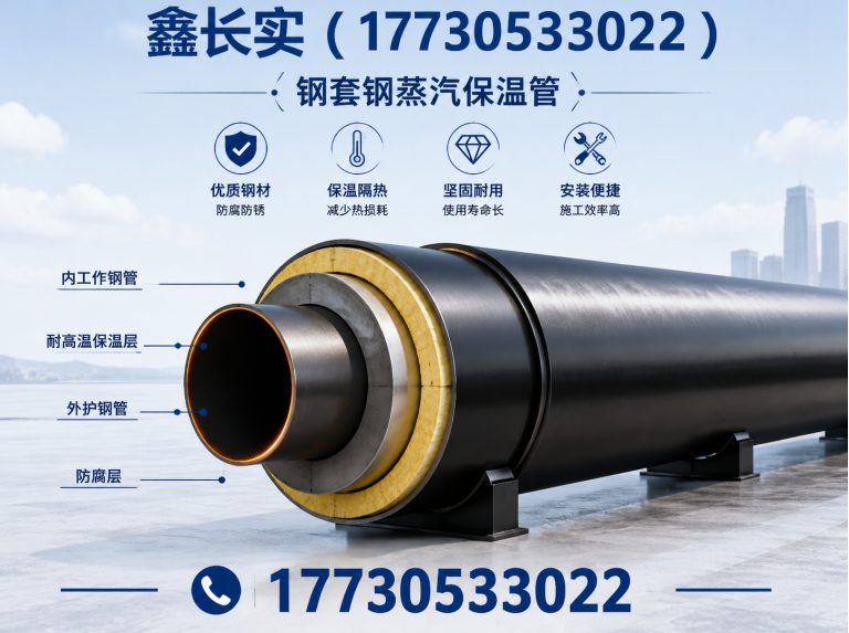 吴桥县聚氨酯保温钢管展示图
